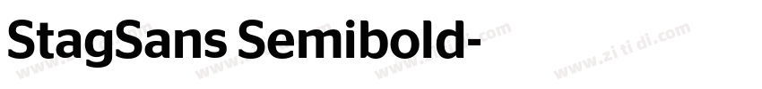 StagSans Semibold字体转换 StagSans Semibold字体转换